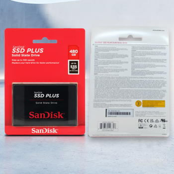 Gambar produk SanDisk SSD Plus 530MB/s 535MB/s SATA III 2.5 Inch 480GB - SDSSDA