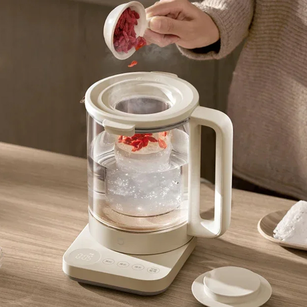 Xiaomi Mijia Teko Listrik Pemanas Air Multifungsi Water Heater 1.5L - S2 Gambar produk Xiaomi Mijia Teko Listrik Pemanas Air Multifungsi Water Heater 1.5L - S2