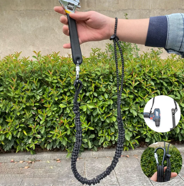 WOMA Tali Pengaman Anti Jatuh Safety Rope Telescopic Carabiner Hook - WM01 Gambar produk WOMA Tali Pengaman Anti Jatuh Safety Rope Telescopic Carabiner Hook - WM01