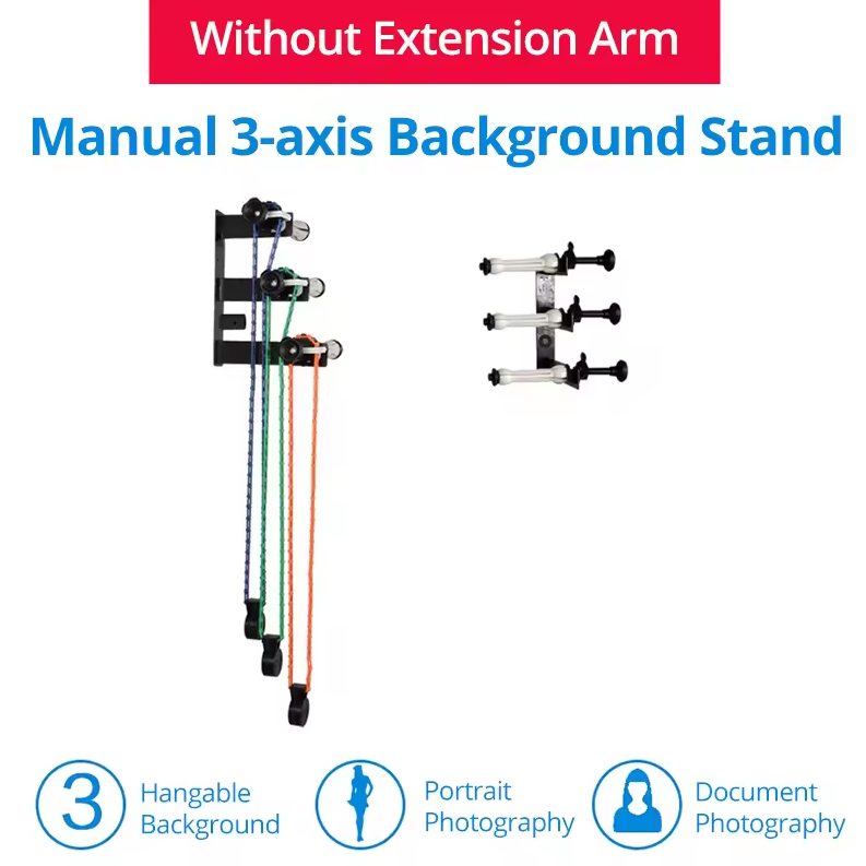 Gambar produk RUNJINFOTO Holder Backdrop Expander Roller Studio Photography 3 Axis - RF-15