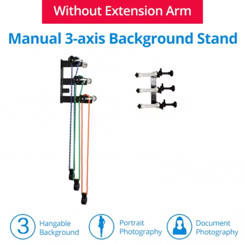 Gambar produk RUNJINFOTO Holder Backdrop Expander Roller Studio Photography 3 Axis - RF-15