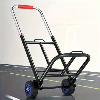 Gambar produk HAOTOOLS Troli Barang Lipat Foldable Trolley Telescopic Rubber Wheels - HT-28