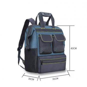 Gambar produk YISHENG Tas Perkakas Tukang Mekanik Storage Tool Backpack 31x20x43cm - ISY03