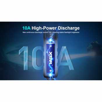 Gambar produk XTAR Baterai Rechargeable 18650 Li-Ion 3500mAh Type C 3.6V 10A 1 PCS - XT-35