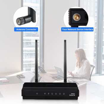 Gambar produk CDSENET Antena Router WiFi Dual Band 2.4GHz 5GHz 6dBi SMA Male