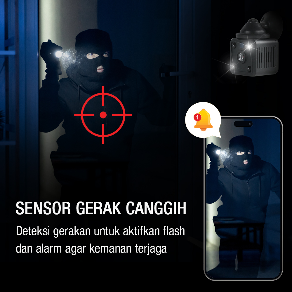 Yisfream Kamera CCTV Indoor Mini WiFi IP Camera IR Detection 480P - Y-36 Gambar produk Yisfream Kamera CCTV Indoor Mini WiFi IP Camera IR Detection 480P - Y-36