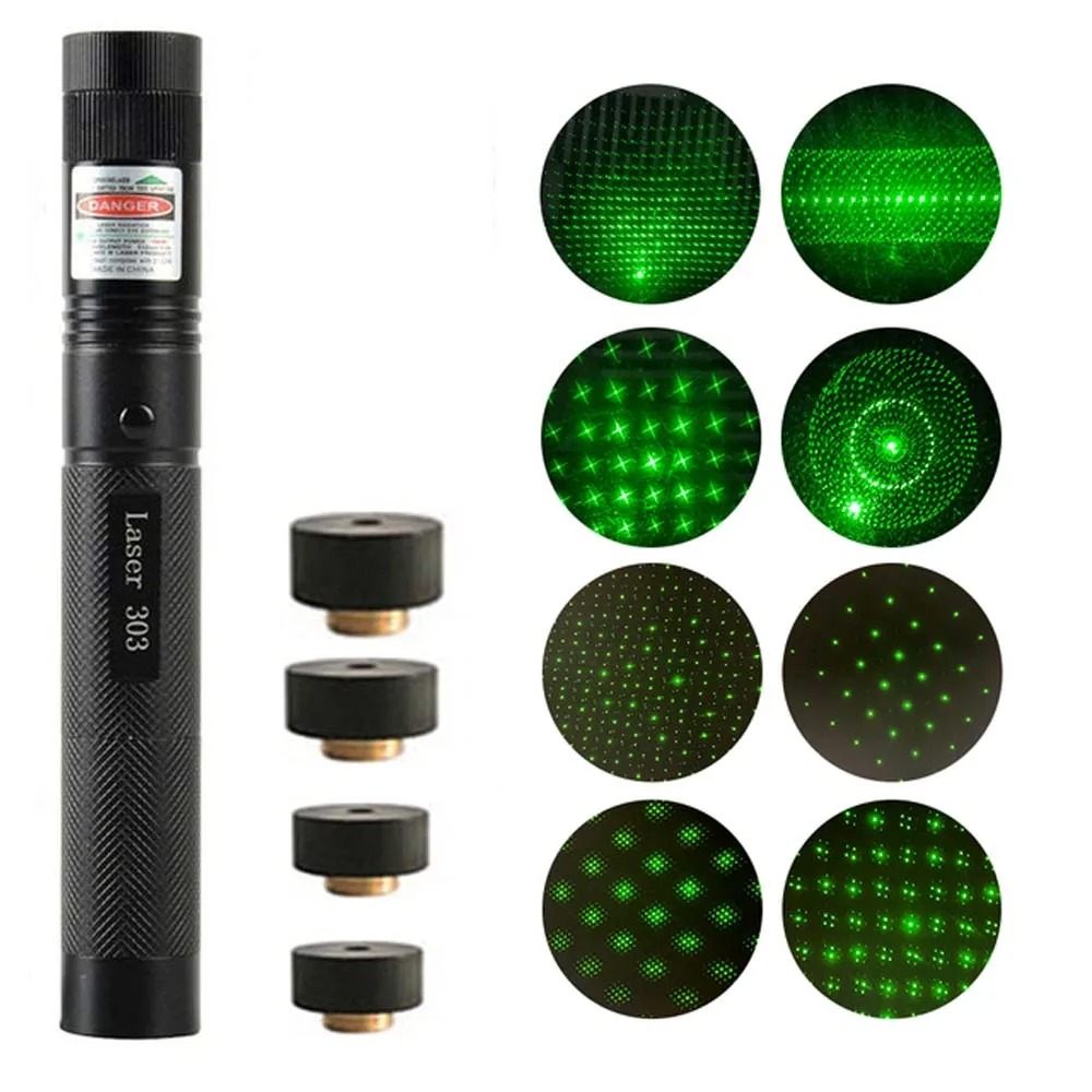 WUIVI Laser Pointer Beam Star Pattern USB Rechargeable 200mAh Green Light - WV-303 Gambar produk WUIVI Laser Pointer Beam Star Pattern USB Rechargeable 200mAh Green Light - WV-303
