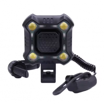 Gambar produk LIDS Lampu Depan Sepeda Klakson 2 in 1 LED Rechargeable 1200mAh - XA-324