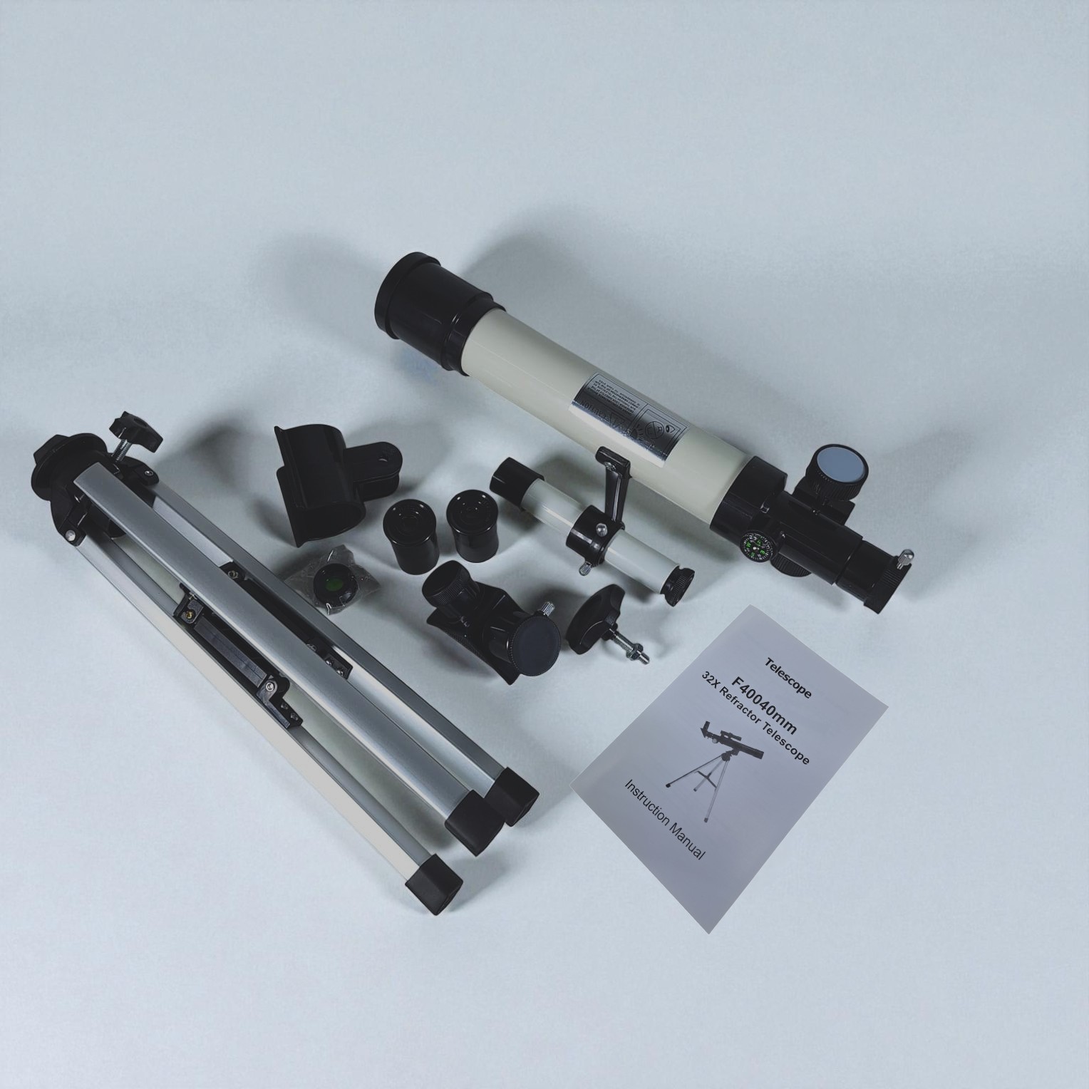 XEST Teropong Bintang Monocular Astronomical Finderscope Short Tripod - F40040M Gambar produk XEST Teropong Bintang Monocular Astronomical Finderscope Short Tripod - F40040M