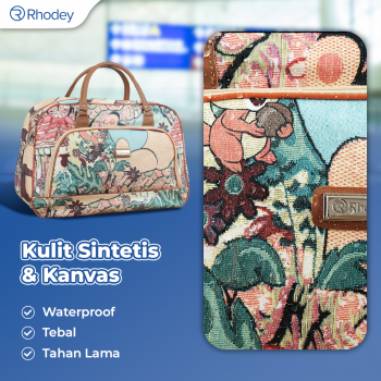 Gambar produk Rhodey RAIMIQI SEMOR Tas Jinjing Duffle Bag PU Leather Unisex 20 Inch Large Bear - CB001