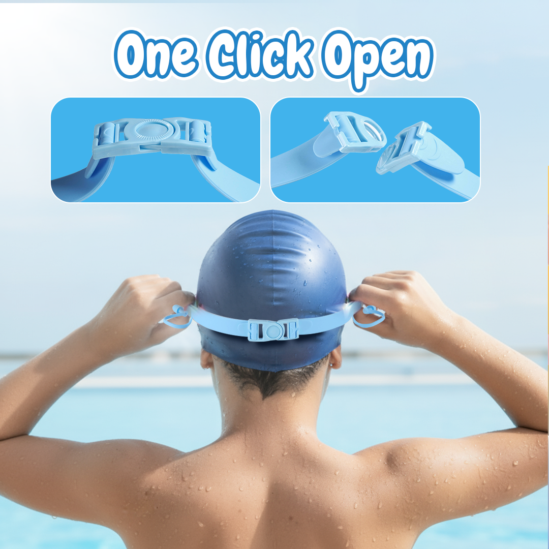 Chanskyu Kacamata Renang Anak Anti Fog UV Protection with Earplug - CK185 Gambar produk Chanskyu Kacamata Renang Anak Anti Fog UV Protection with Earplug - CK185