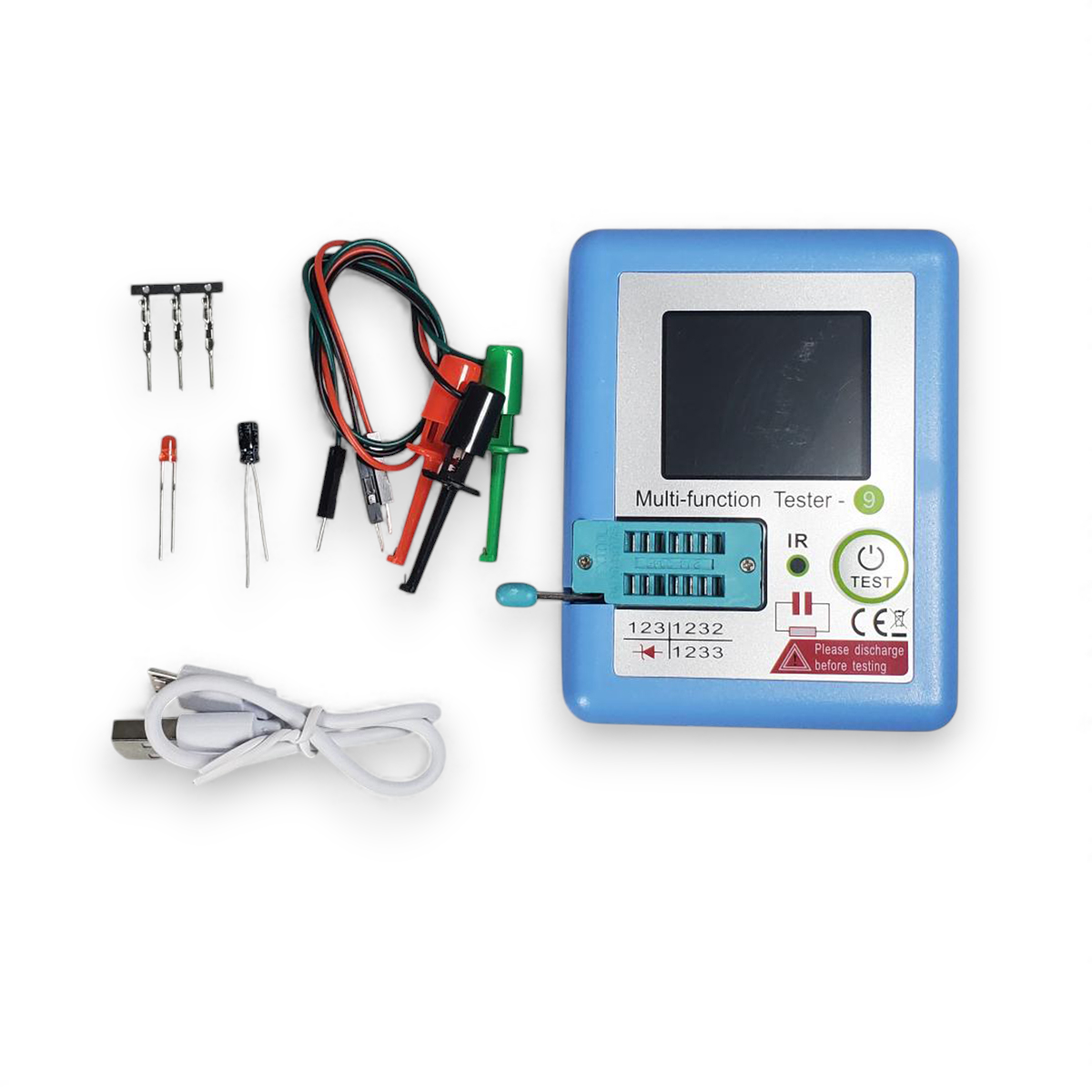 DoTek ESR Meter Multifunctional Transistor Tester Resistance Battery - LCR-MF9 Gambar produk DoTek ESR Meter Multifunctional Transistor Tester Resistance Battery - LCR-MF9