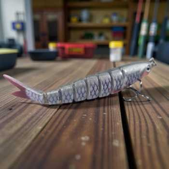 Gambar produk GOBAIT Umpan Pancing Ikan Lifelike Fish Bait Lure 8 Section 9cm 5g - GB-95