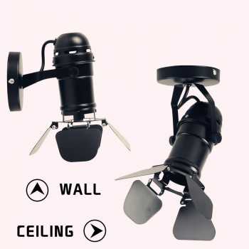 Gambar produk GYUKI Fitting Lampu Sorot Vintage Retro Spotlight Lightning E27 Small - PAR30