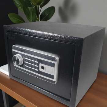 Gambar produk TEDEY Kotak Brankas Dokumen Safe Deposit Box Fingerprint 35x25x25cm - SB05