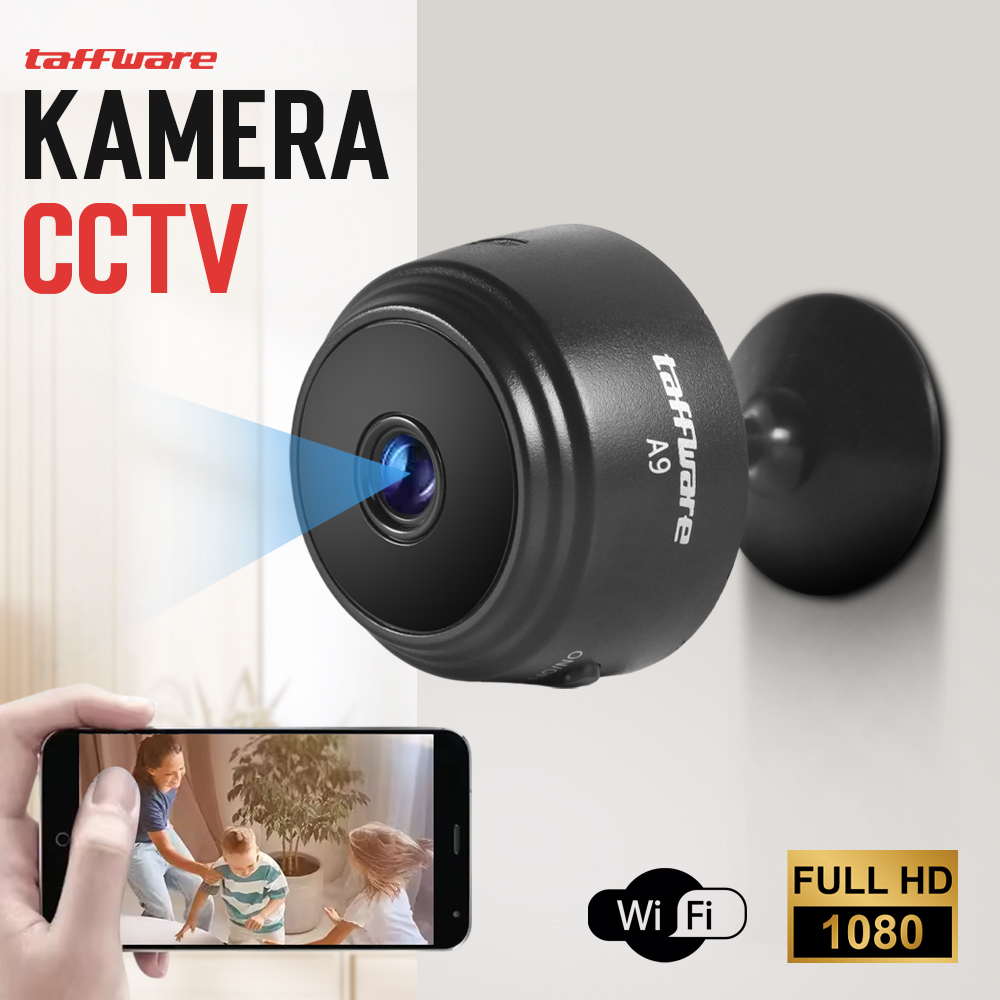 Gambar produk Taffware Mini WiFi IP Camera CCTV 1080P - A9