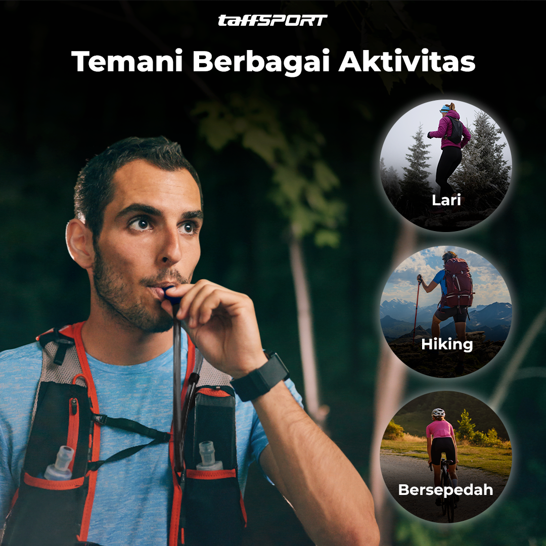 Gambar produk TaffSPORT Kantong Air Minum Water Bladder Hydration Pack Food Grade 2L - TF200