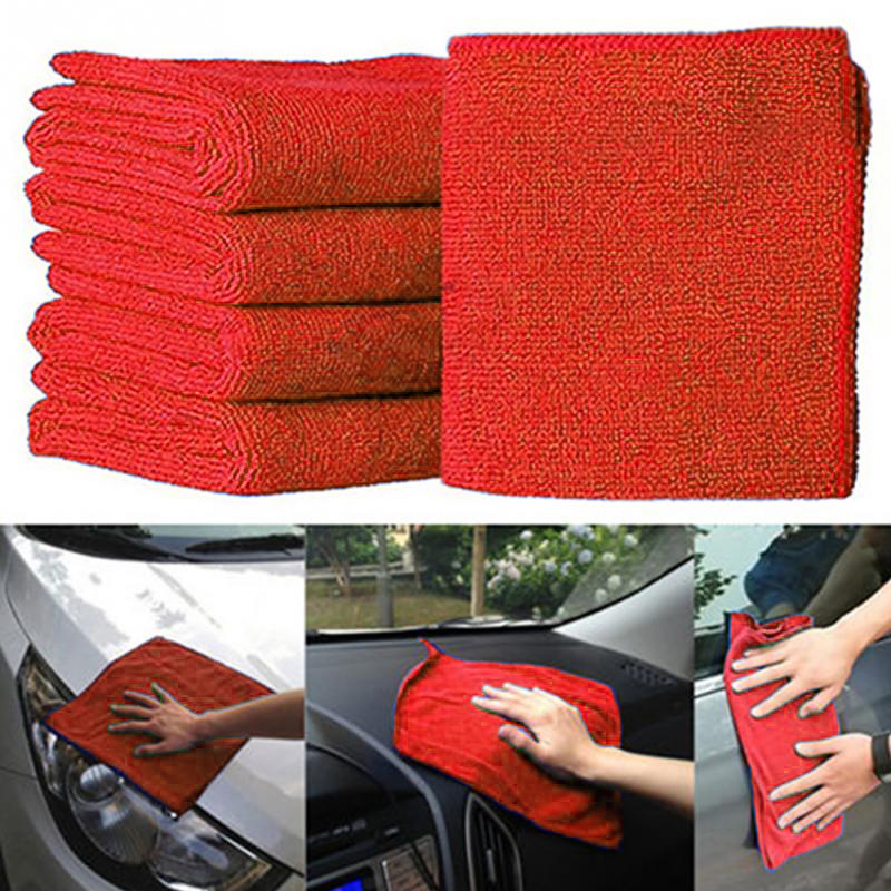 EACHGO Kain Lap Microfiber Lap Pengering Mobil 24x24cm - WJ201 Gambar produk EACHGO Kain Lap Microfiber Lap Pengering Mobil 24x24cm - WJ201