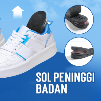 JOCESTYLE Sol Sepatu Peninggi Badan Invisible Height Increase 4.5 cm - JC45