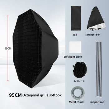 Gambar produk GuangYi Softbox Octagonal Reflector Honeycomb Bowens Mount 95cm - GY20