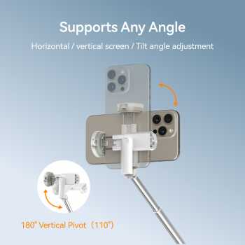 Gambar produk TELESIN Tripod HP Tongsis Monopod Bluetooth Remote Adjustable 1.3M - P1-TSS-001