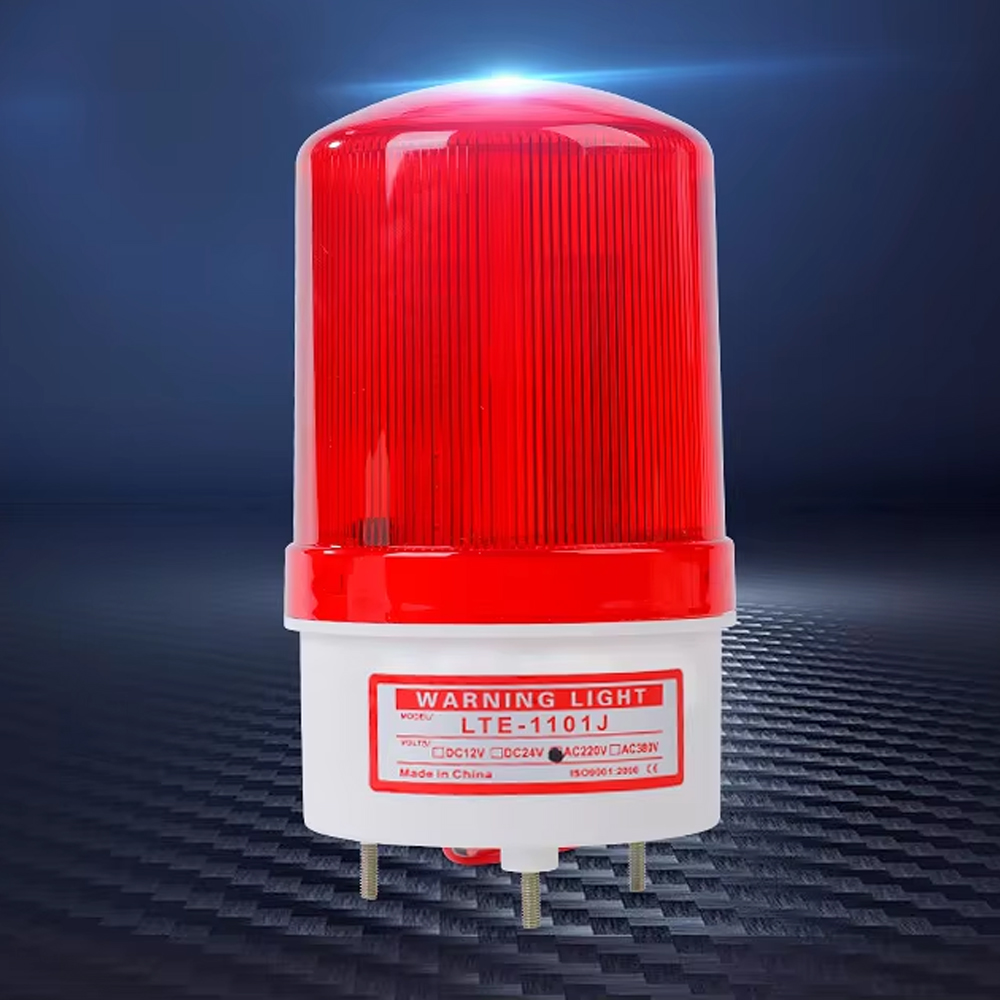 Gambar produk NANYI Warning Light Rotary Lamp LED Alarm Waterproof 220V 10W Silent - LTE-1101J