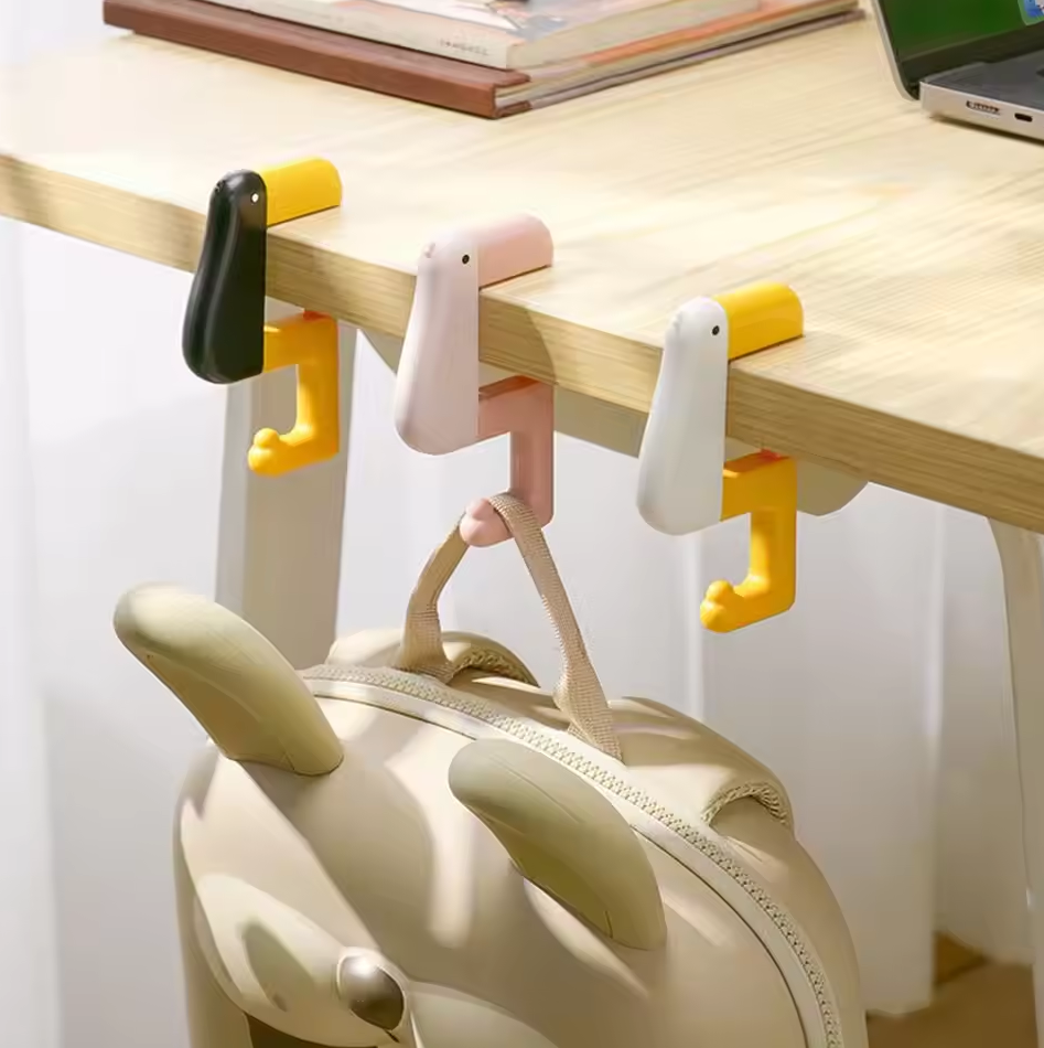 Gambar produk MACAU Gantungan Meja Serbaguna Thinking Duck Schoolbag Hook Hanger - MC1