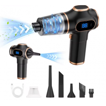 Gambar produk WOKER Penyedot Debu Mobil Serbaguna Vacuum Cleaner 5V 78W 40000RPM - WR1