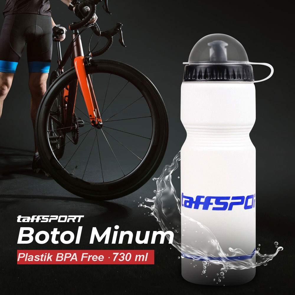 TaffSPORT Botol Minum Sepeda Olahraga Plastik BPA Free 730ml - 30A11 Gambar produk TaffSPORT Botol Minum Sepeda Olahraga Plastik BPA Free 730ml - 30A11