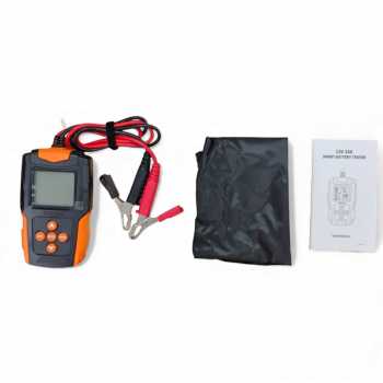 Gambar produk FOXSUR Tester Aki Kendaraan Lead Acid Battery Tester LCD 200Ah 12/24V - FBT-200
