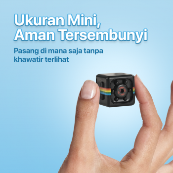 Gambar produk Perciron Kamera CCTV Outdoor Mini Motion Detection FHD 1080P - SQ11