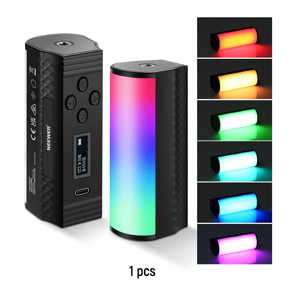 Gambar produk NEEWER Lampu Fill Light LED Magnetic RGBW 2500-8500K 2500mAh 6W - TL96