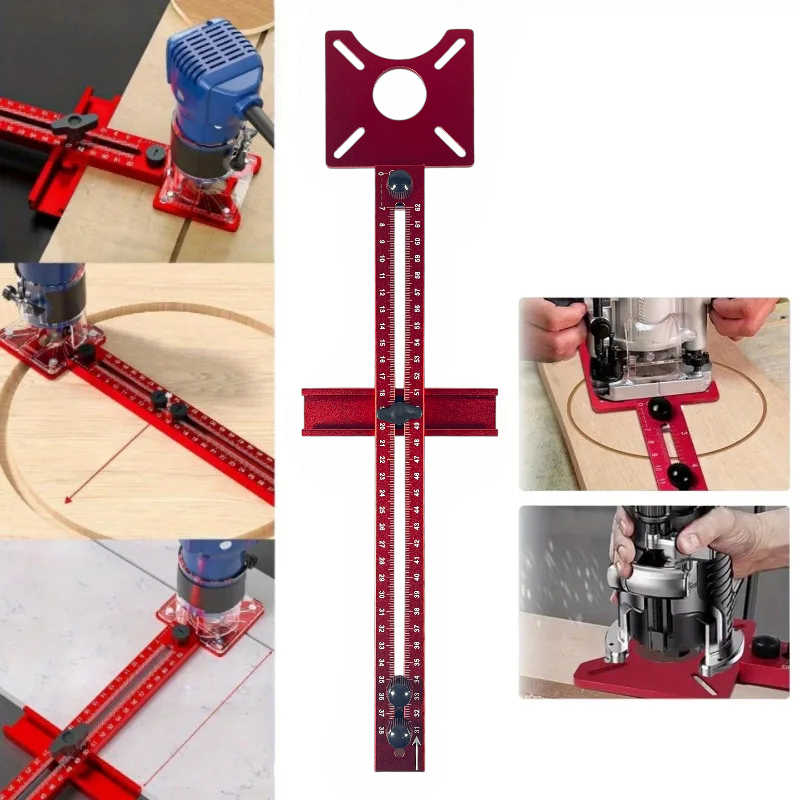 TOHR Alat Bantu Alur Potong Kayu Multifungsi Milling Groove Bracket - MG021 Gambar produk TOHR Alat Bantu Alur Potong Kayu Multifungsi Milling Groove Bracket - MG021
