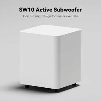 Fosi Audio Active Speaker Subwoofer HiFi 10 Inch Driver Smart DSP 500W - SW10