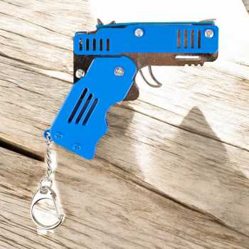 Gambar produk HoMart Mainan Pistol Karet Gelang Foldable Rubber Band Gun - XH-099