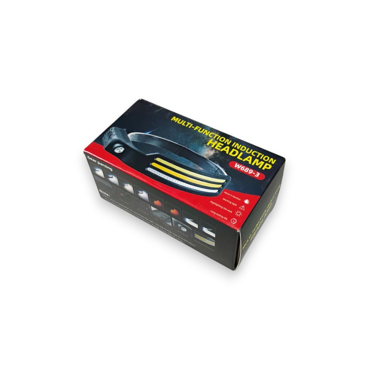Wins Fire Senter Kepala Headlamp LED Triple Light COB 1200mAh IPX4 3W - W689-3 Gambar produk Wins Fire Senter Kepala Headlamp LED Triple Light COB 1200mAh IPX4 3W - W689-3