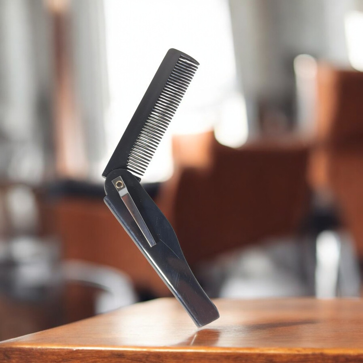 DK Sisir Rambut Lipat Foldable Pocket Hair Comb - HC002 Gambar produk DK Sisir Rambut Lipat Foldable Pocket Hair Comb - HC002