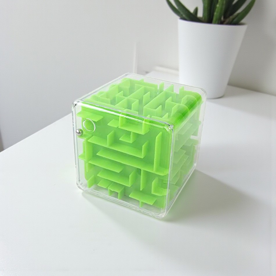 UainCube 3D Maze Labyrinth Speed Puzzle Cube - 6178 Gambar produk UainCube 3D Maze Labyrinth Speed Puzzle Cube - 6178