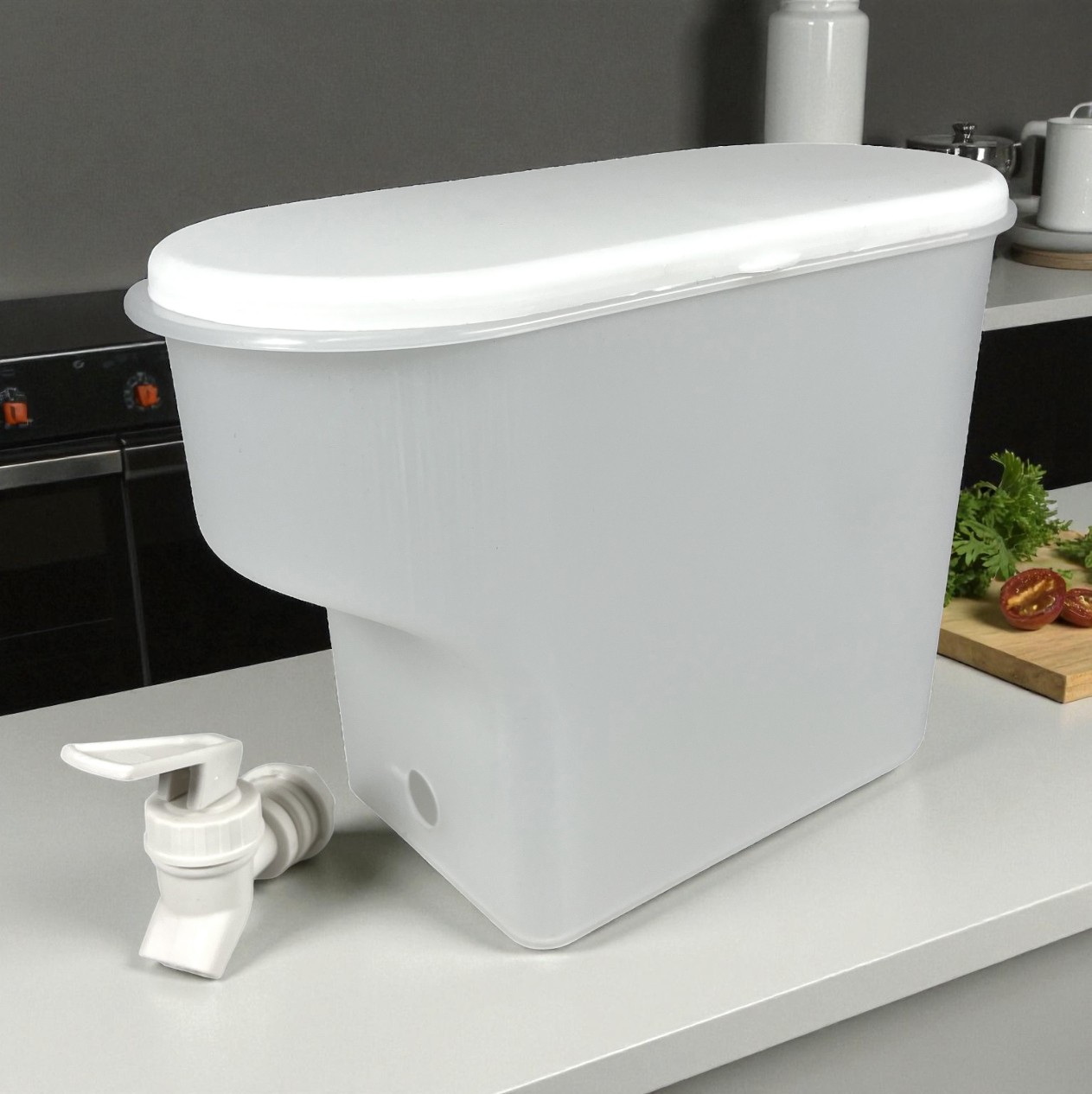 WSUB Wadah Teko Air Kettle Jar Water Jug Fridge with Faucet 3.5L - CEEU35 Gambar produk WSUB Wadah Teko Air Kettle Jar Water Jug Fridge with Faucet 3.5L - CEEU35