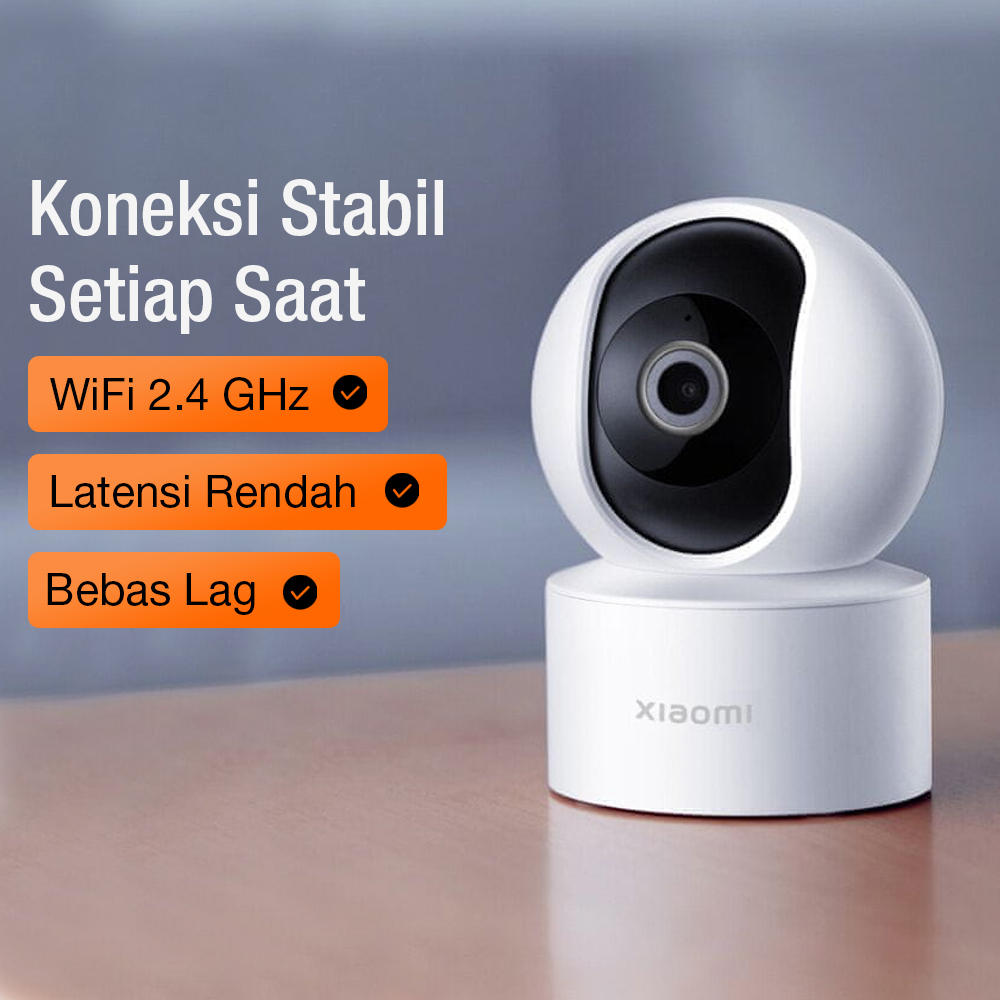 Gambar produk Xiaomi Kamera CCTV Smart Google Home Alexa 360 Rotation Full HD - C200