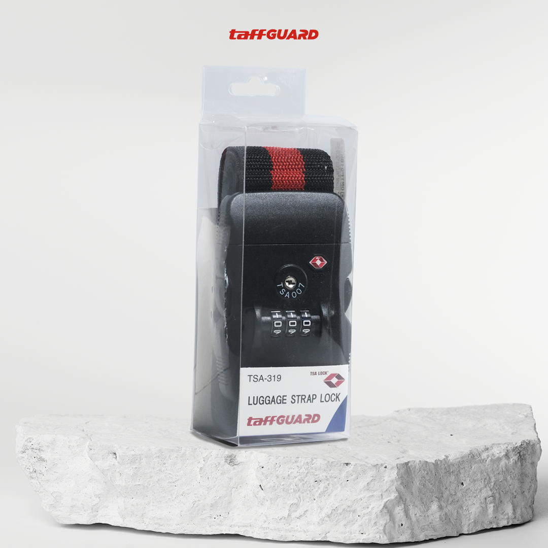 TaffGUARD Travel Luggage Lock Suitcase Belt Tali Koper Gembok TSA PIN - TSA-319 Gambar produk TaffGUARD Travel Luggage Lock Suitcase Belt Tali Koper Gembok TSA PIN - TSA-319