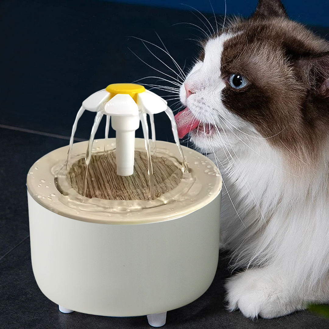 XIAOHUA Pet Water Dispenser Fountain Tempat Minum Kucing Anjing 1.5L EU Plug - X-15 Gambar produk XIAOHUA Pet Water Dispenser Fountain Tempat Minum Kucing Anjing 1.5L EU Plug - X-15
