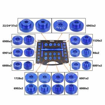 Gambar produk HEPPE Alat Pasang Bearing Sepeda Bicycle Press BB Aluminium Alloy - HP-7075