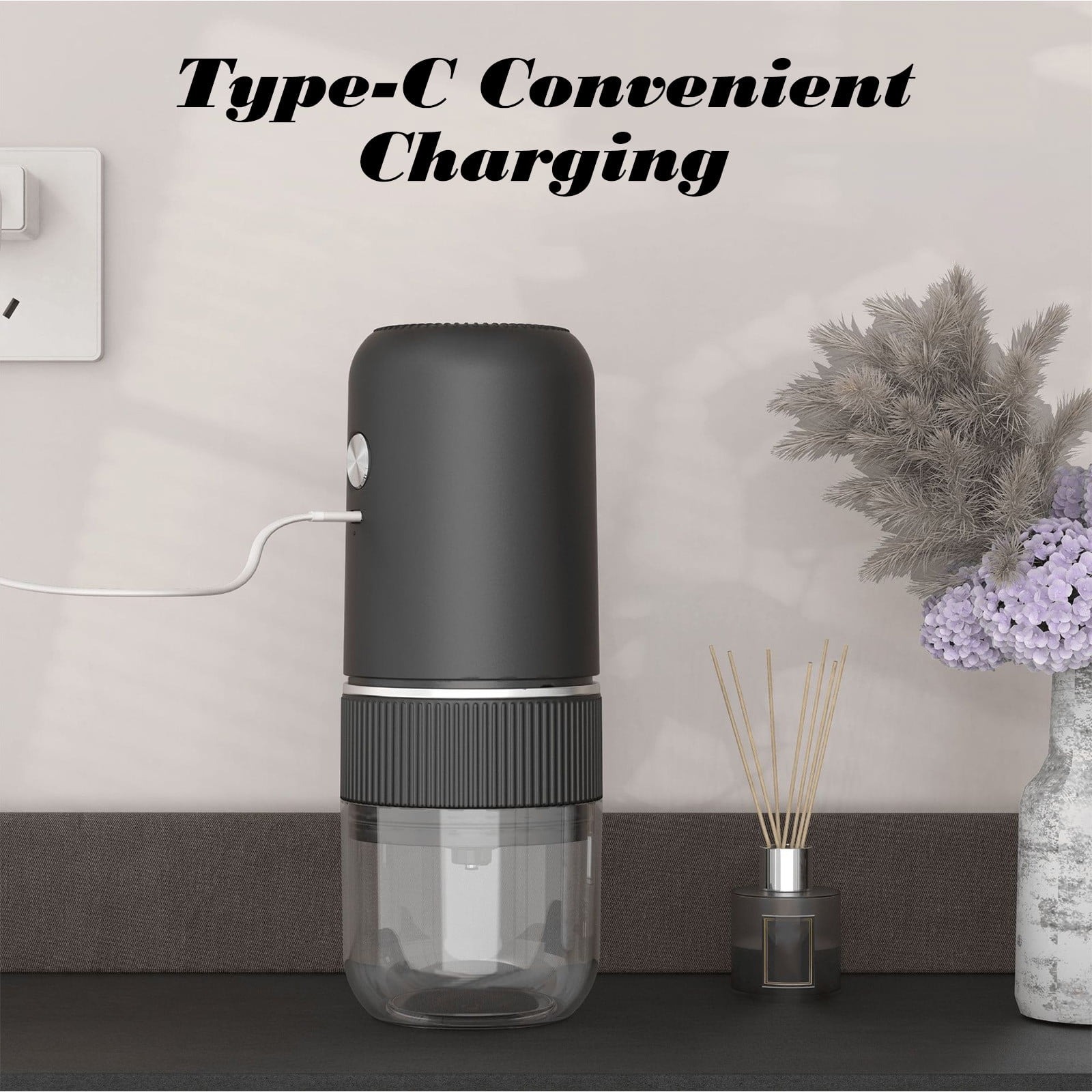 Gambar produk PRD Alat Penggiling Kopi Elektrik Coffee Grinder Adjustable 1000mAh - MDJ-13