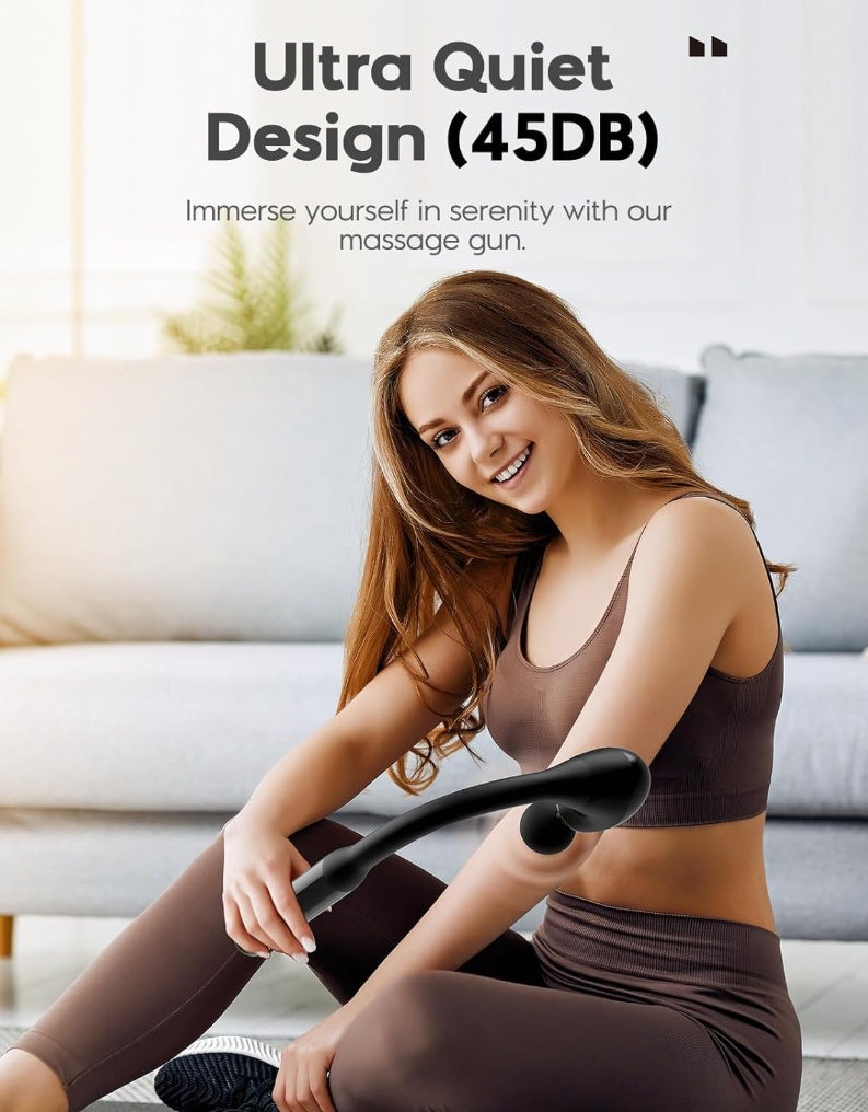 Gambar produk PASSCOOL Alat Pijat Elektrik Punggung Tangan Massage Muscle Gun Handle - PL09