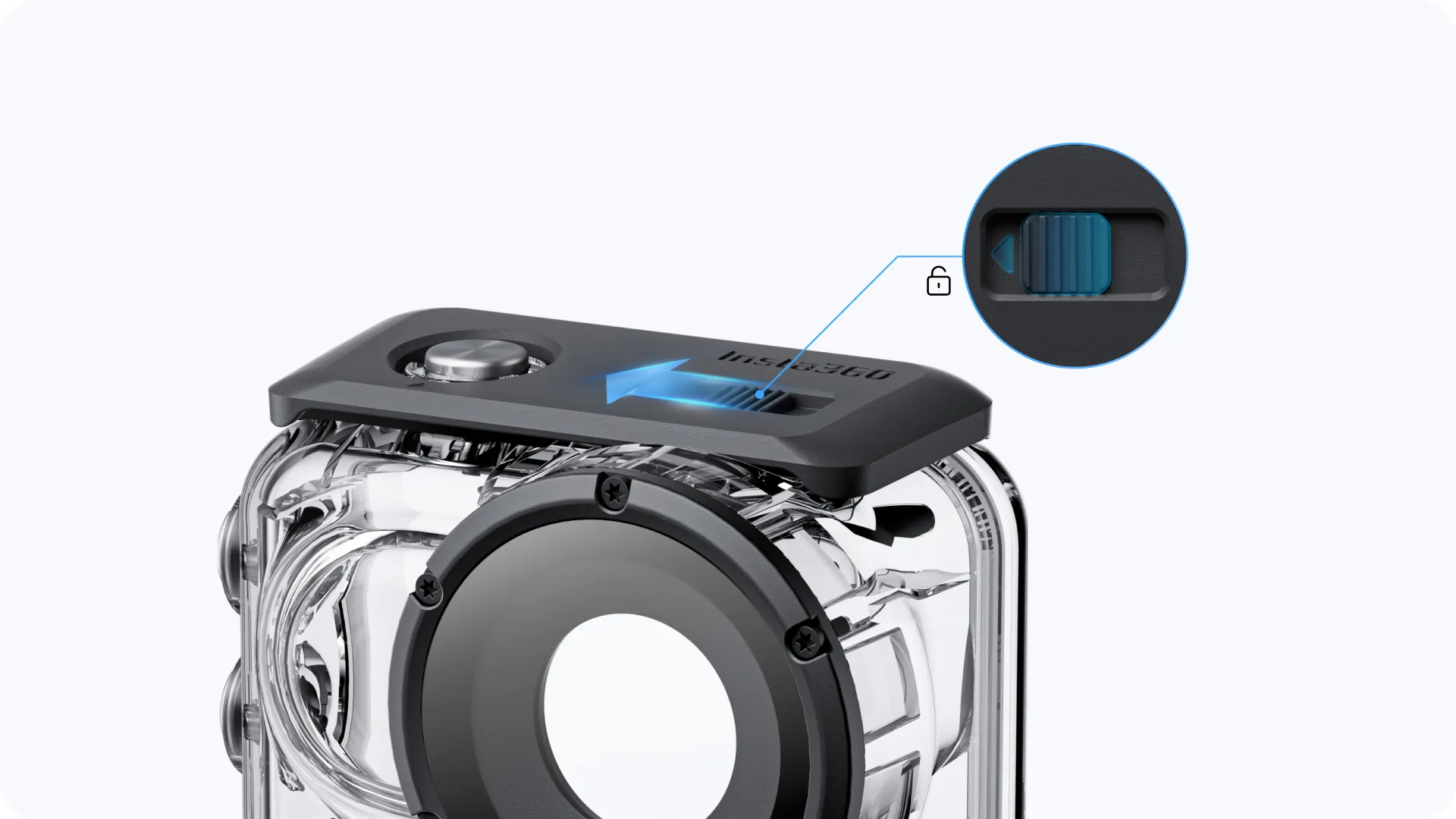 YAZE Underwater Waterproof Case Diving 60M for Insta360 GO3/GO3S - I3G3 Gambar produk YAZE Underwater Waterproof Case Diving 60M for Insta360 GO3/GO3S - I3G3