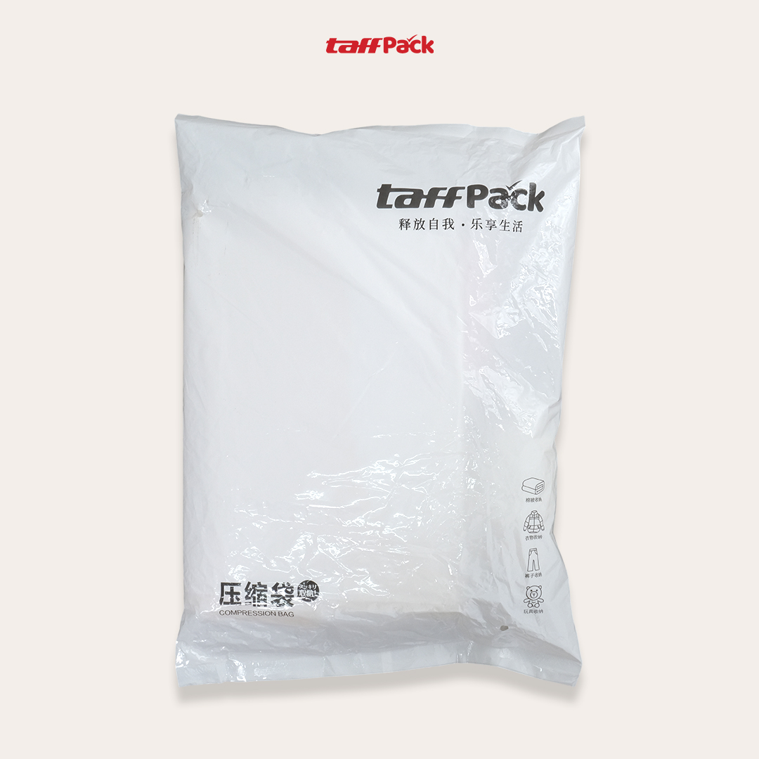 Gambar produk TaffPACK Kantong Plastik Vakum Pakaian Vacuum Bag 5 PCS Electric Pump - FL22