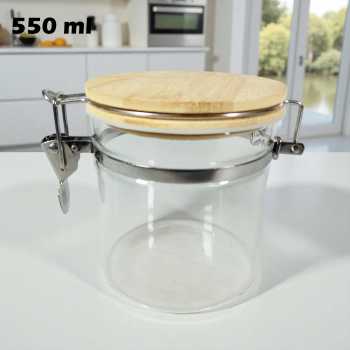BARELLI Toples Kaca Penyimpanan Makanan Kedap Udara Buckle Storage Jar - BR100