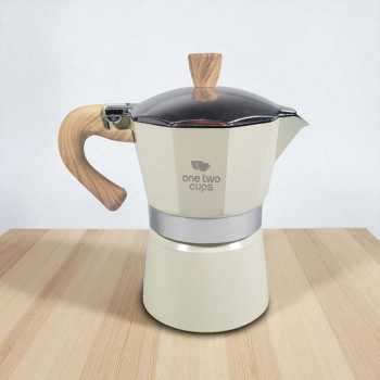 Gambar produk One Two Cups Moka Pot Espresso Coffee Maker 3 Cup 150ml with Heater - WY-03E