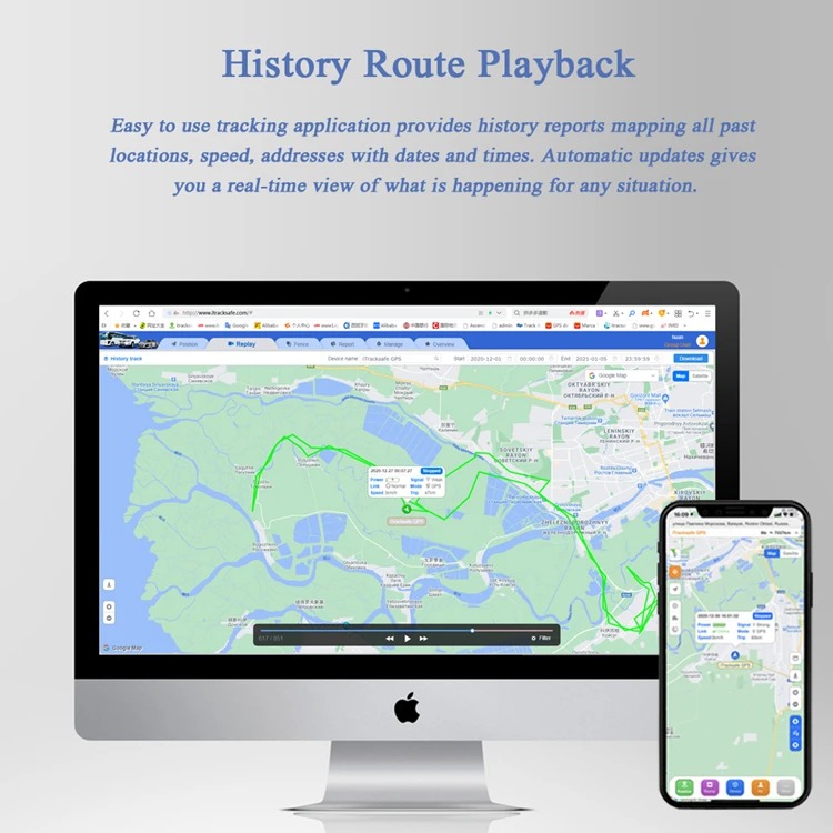 Gambar produk WIKOGER Alat Pelacak Mobil Motor Car GPS Tracker Alarm 2G 90V - ST901